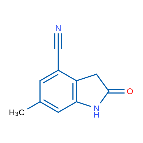 6‐methyl‐2‐oxo‐2,3‐dihydro‐1h‐indole‐4‐carbonitrile 5g