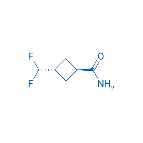 trans-Cyclobutanecarboxamide, 3-(difluoromethyl)- 1g