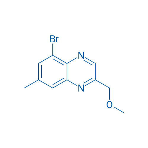 5-Bromo-2-(methoxymethyl)-7-methylquinoxaline 100mg