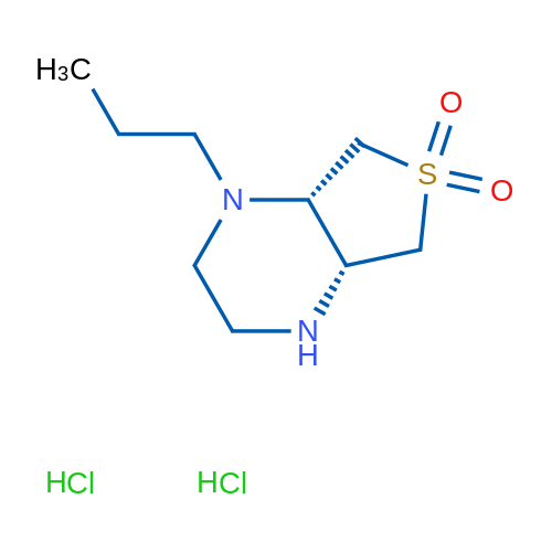 (4Ar,7as)-1-propyloctahydrothieno[3,4-b]pyrazine 6,6-dioxide dihydrochloride 1g