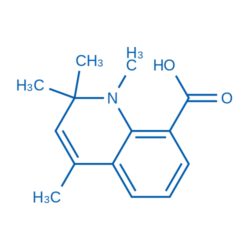 1,2,2,4-Tetramethyl-1,2-dihydroquinoline-8-carboxylic acid 250mg