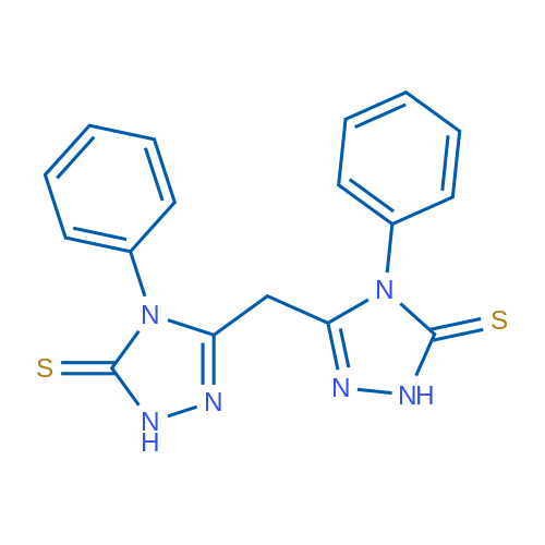 4-Phenyl-3-[(4-phenyl-5-sulfanylidene-4,5-dihydro-1H-1,2,4-triazol-3-yl)methyl]-4,5-dihydro-1H-1,2,4-triazole-5-thione 1g