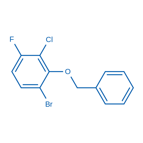 2-(Benzyloxy)-1-bromo-3-chloro-4-fluorobenzene 250mg