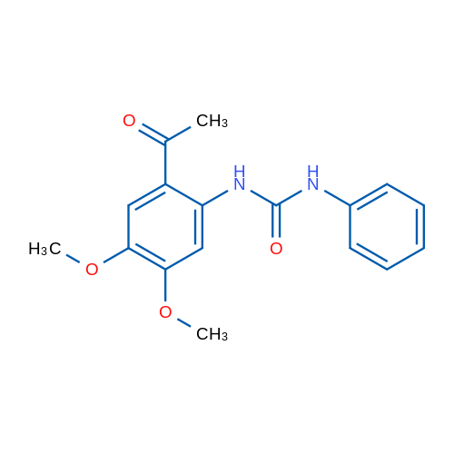 3-(2-Acetyl-4,5-dimethoxyphenyl)-1-phenylurea 1g