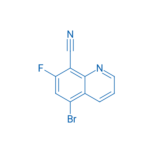 5-Bromo-7-fluoroquinoline-8-carbonitrile 250mg