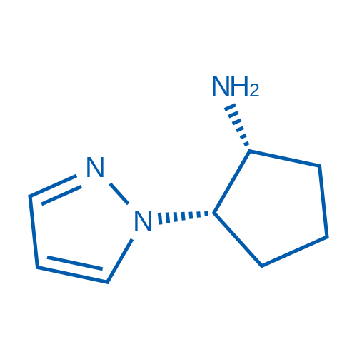 (1R,2S)-2-(1H-Pyrazol-1-yl)cyclopentan-1-amine 50mg
