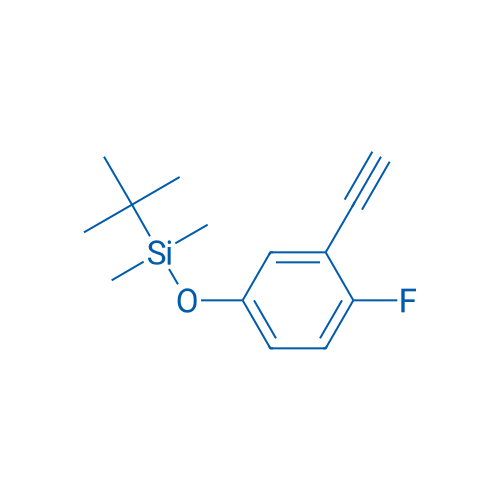tert-Butyl(3-ethynyl-4-fluorophenoxy)dimethylsilane 50mg