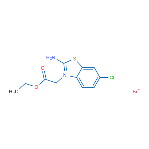 2-amino-6-chloro-3-(2-ethoxy-2-oxoethyl)benzo[d]thiazol-3-ium bromide 10g