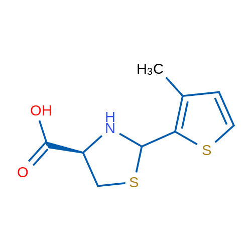 (4R)-2-(3-MEthylthiophen-2-yl)-1,3-thiazolidine-4-carboxylic acid 1g