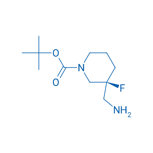 tert-Butyl (3S)-3-(aminomethyl)-3-fluoropiperidine-1-carboxylate 250mg