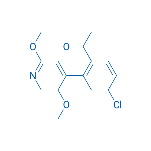 Ethanone, 1-[4-chloro-2-(2,5-dimethoxy-4-pyridinyl)phenyl]- 250mg