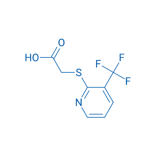 2-{[3-(trifluoromethyl)pyridin-2-yl]sulfanyl}acetic acid 250mg