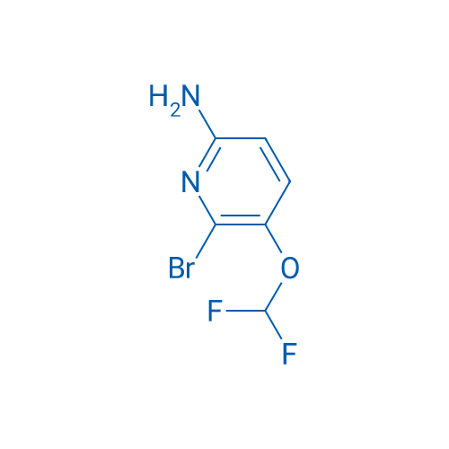 6-Bromo-5-(difluoromethoxy)pyridin-2-amine 250mg