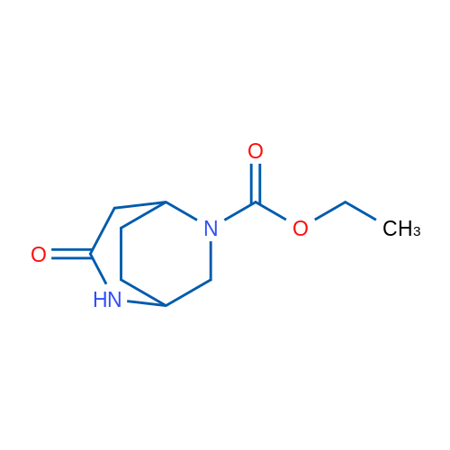 3-Oxo-2,6-diaza-bicyclo[3.2.2]nonane-6-carboxylic acid ethyl ester 1g
