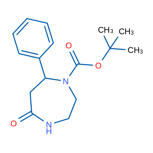 tert-Butyl 5-oxo-7-phenyl-1,4-diazepane-1-carboxylate 1g