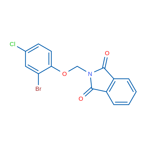 2-[(2-Bromo-4-chlorophenoxy)methyl]-2,3-dihydro-1H-isoindole-1,3-dione 1g