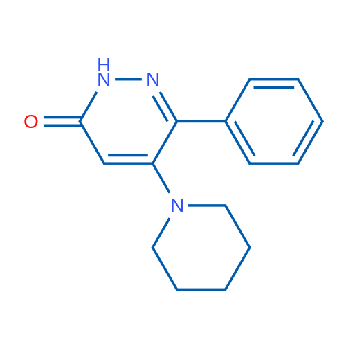 6-Phenyl-5-(piperidin-1-yl)-2,3-dihydropyridazin-3-one 1g