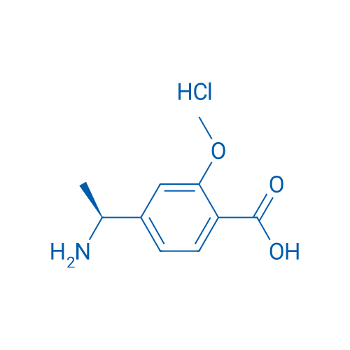 (S)-4-(1-Aminoethyl)-2-methoxybenzoic acid hydrochloride 250mg