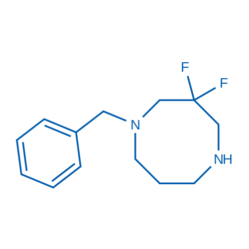 1-Benzyl-3,3-difluoro-1,5-diazocane 250mg