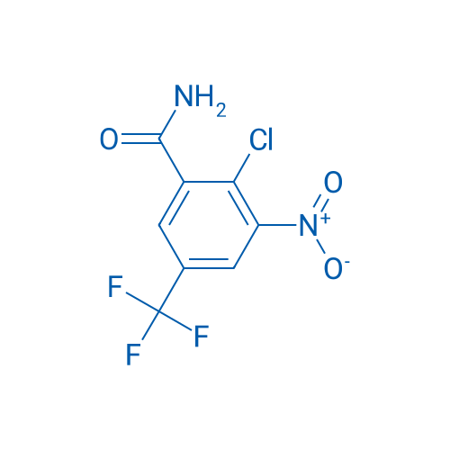 2-Chloro-3-nitro-5-(trifluoromethyl)benzamide 250mg