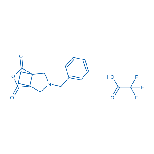 5-Benzyldihydro-1H,3H,4H-3a,6a-ethanofuro[3,4-c]pyrrole-1,3-dione 2,2,2-trifluoroacetate 250mg