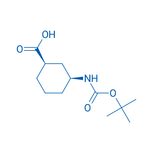 (1R,3S)-N-BOC-3-aminocyclohexanecarboxylic acid 250mg