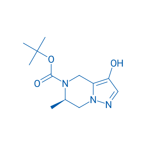tert-Butyl (R)-3-hydroxy-6-methyl-6,7-dihydropyrazolo[1,5-a]pyrazine-5(4H)-carboxylate 250mg