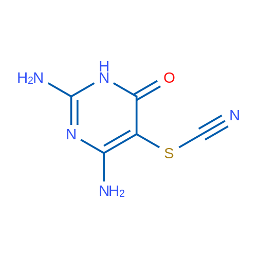 2,6-Diamino-5-thiocyanatopyrimidin-4(3H)-one 1g
