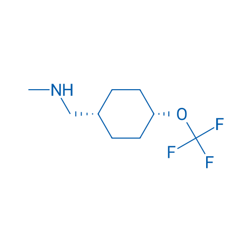 Rel-N-methyl-1-((1s,4s)-4-(trifluoromethoxy)cyclohexyl)methanamine 250mg