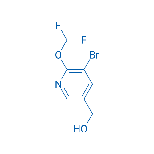 (5-Bromo-6-(difluoromethoxy)pyridin-3-yl)methanol 100mg
