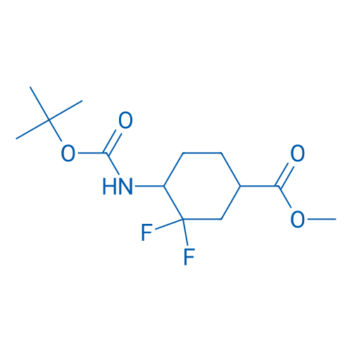 Methyl 4-((tert-butoxycarbonyl)amino)-3,3-difluorocyclohexane-1-carboxylate 100mg