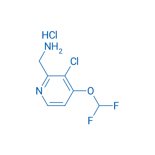 (3-Chloro-4-(difluoromethoxy)pyridin-2-yl)methanamine hydrochloride 100mg
