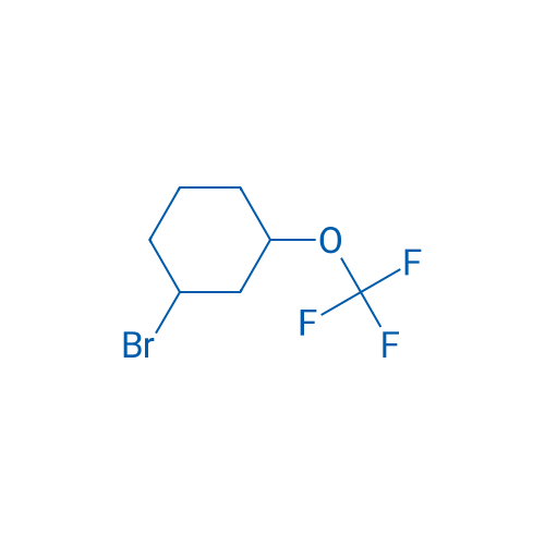 1-bromo-3-(trifluoromethoxy)cyclohexane 250mg