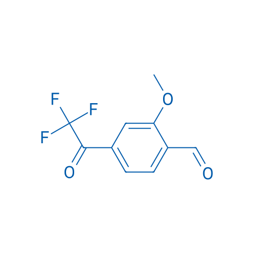 4-(2,2,2-Trifluoroacetyl)-2-methoxybenzaldehyde 1g