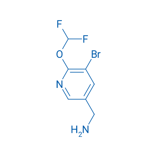 (5-Bromo-6-(difluoromethoxy)pyridin-3-yl)methanamine 1g