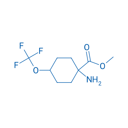 Methyl 1-amino-4-(trifluoromethoxy)cyclohexane-1-carboxylate 250mg