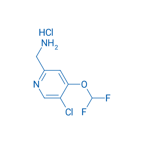 (5-Chloro-4-(difluoromethoxy)pyridin-2-yl)methanamine hydrochloride 100mg