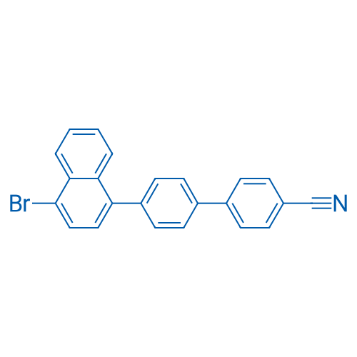 4'-(4-Bromonaphthalen-1-yl)-[1,1'-biphenyl]-4-carbonitrile 250mg