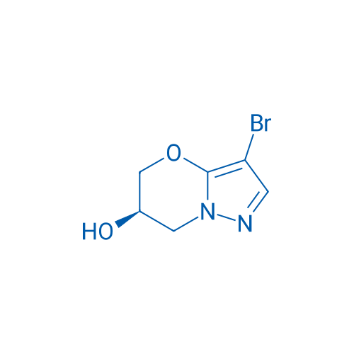 (R)-3-Bromo-6,7-dihydro-5H-pyrazolo[5,1-b][1,3]oxazin-6-ol 1g