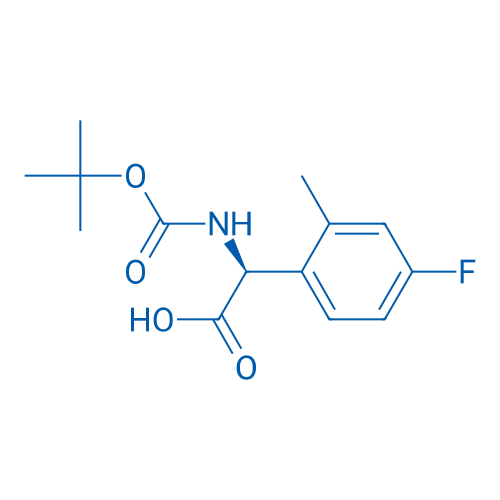 (S)-2-((tert-Butoxycarbonyl)amino)-2-(4-fluoro-2-methylphenyl)acetic acid 100mg
