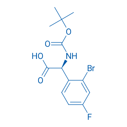 (S)-2-(2-BROMO-4-FLUOROPHENYL)-2-((TERT-BUTOXYCARBONYL)AMINO)ACETIC ACID 1g