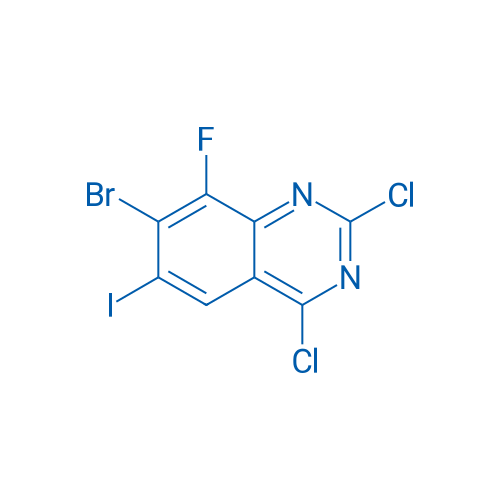 7-Bromo-2,4-dichloro-8-fluoro-6-iodoquinazoline 1g