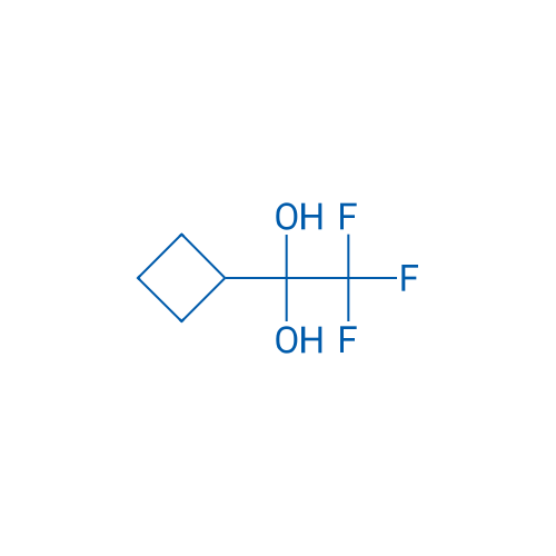 1-Cyclobutyl-2,2,2-trifluoroethane-1,1-diol 1g