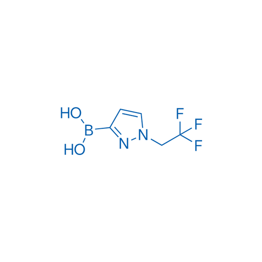 (1-(2,2,2-Trifluoroethyl)-1H-pyrazol-3-yl)boronic acid 250mg