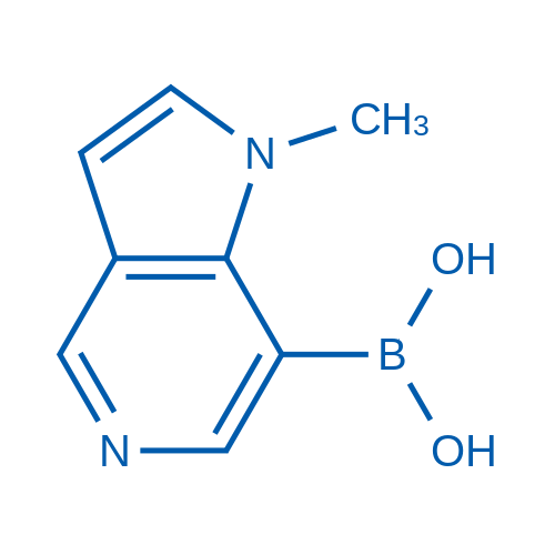 (1-Methyl-1H-pyrrolo[3,2-c]pyridin-7-yl)boronic acid 100mg