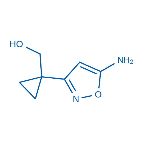 (1-(5-Aminoisoxazol-3-yl)cyclopropyl)methanol 50mg