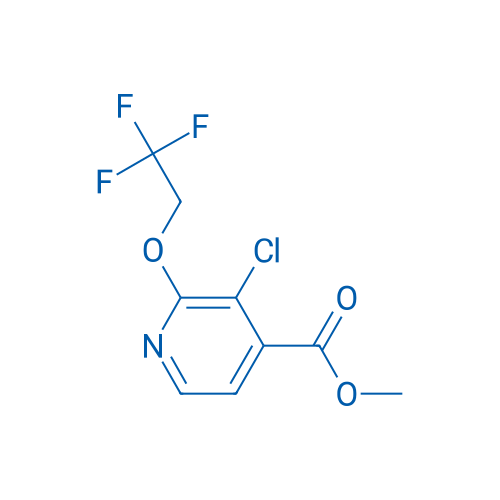 Methyl 3-chloro-2-(2,2,2-trifluoroethoxy)isonicotinate 250mg