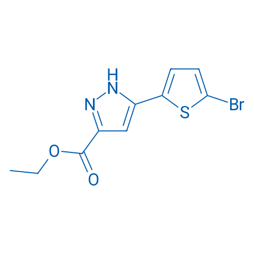 Ethyl 5-(5-bromothiophen-2-yl)-1H-pyrazole-3-carboxylate 100mg