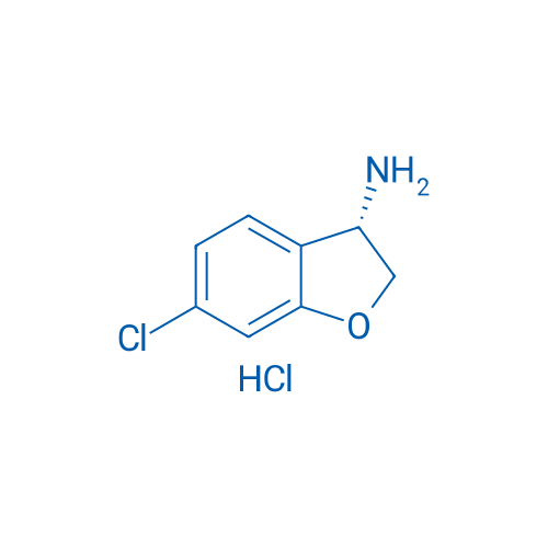 (S)-6-Chloro-2,3-dihydrobenzofuran-3-amine hydrochloride 250mg