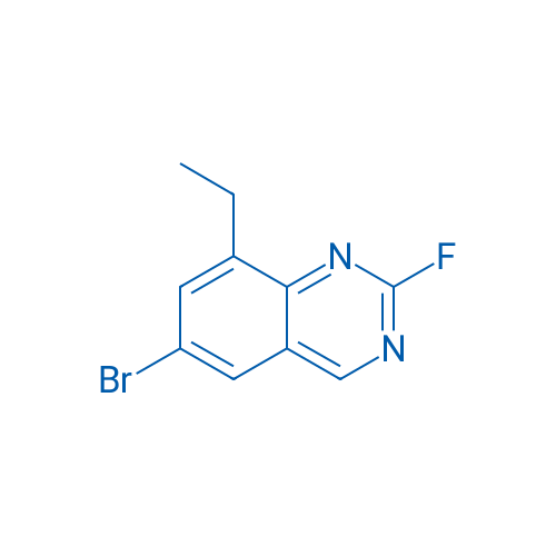 6-Bromo-8-ethyl-2-fluoroquinazoline 1g